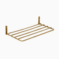 Petite Buxton Brass Wall Shelf