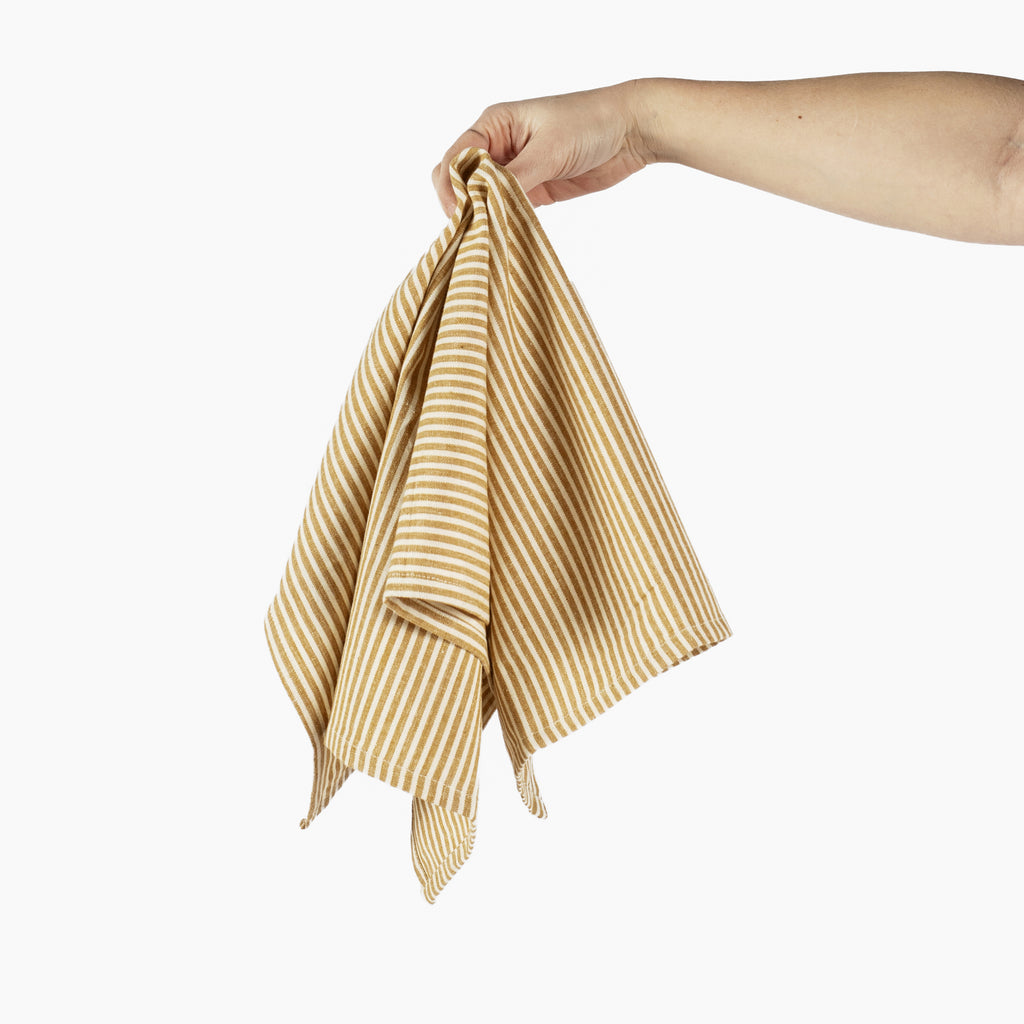 Striped Linen Kitchen Towel