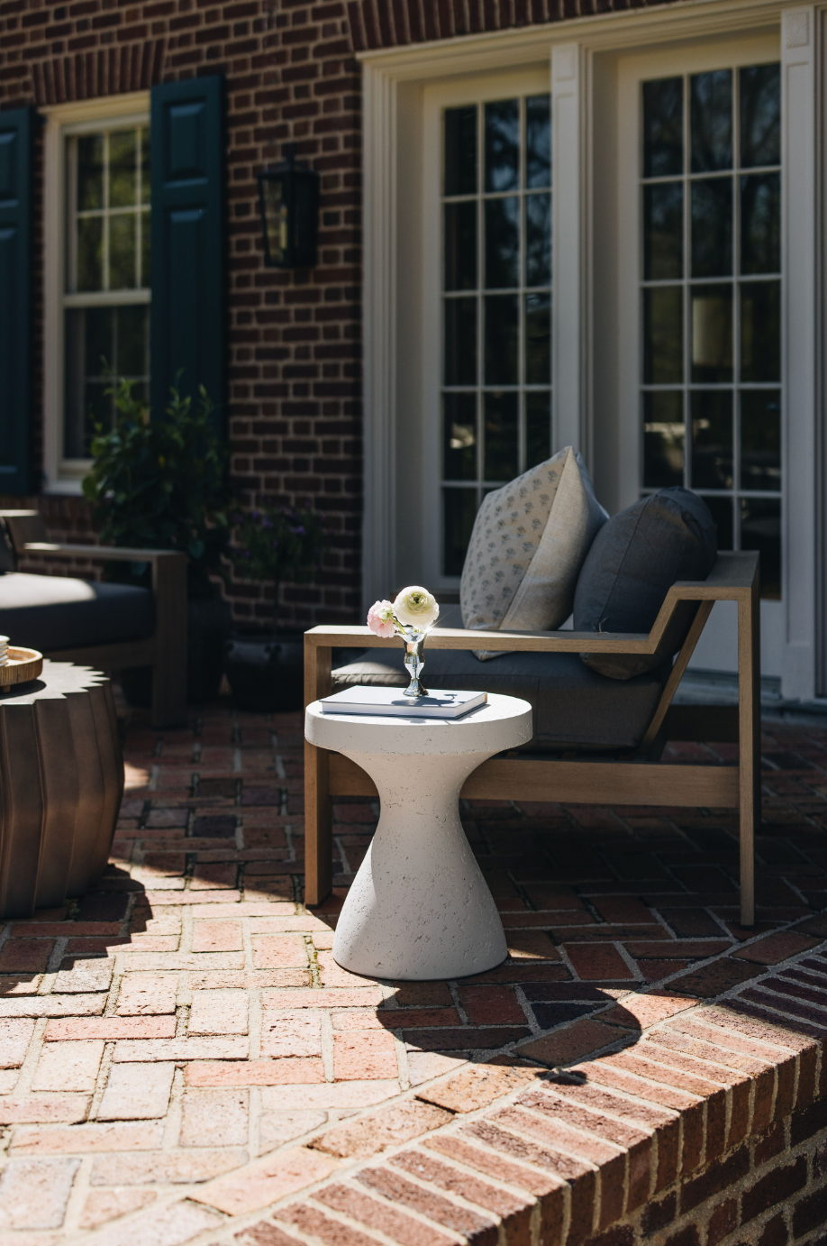 Corinne Outdoor End Table