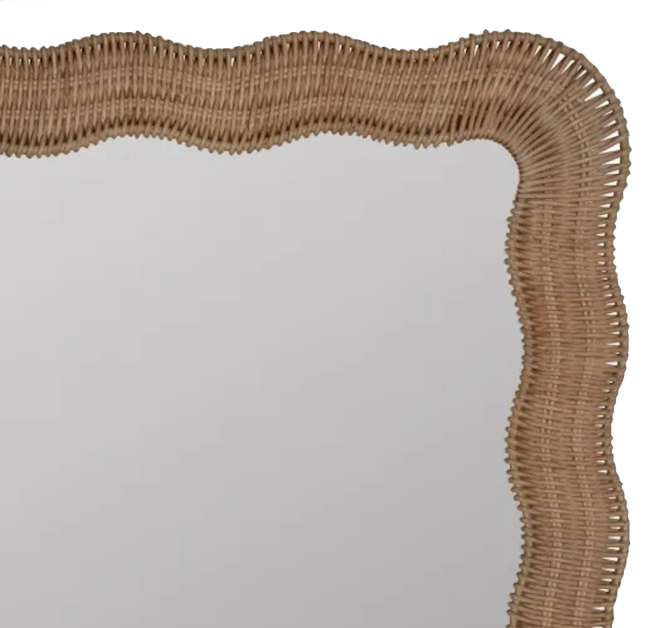Linden Scalloped Wall Mirror