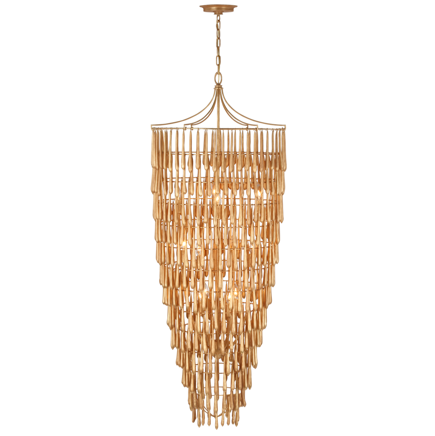 Vacarro Tall Cascading Chandelier