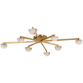 Pedra Extra Large Staggered Arm Flush Mount