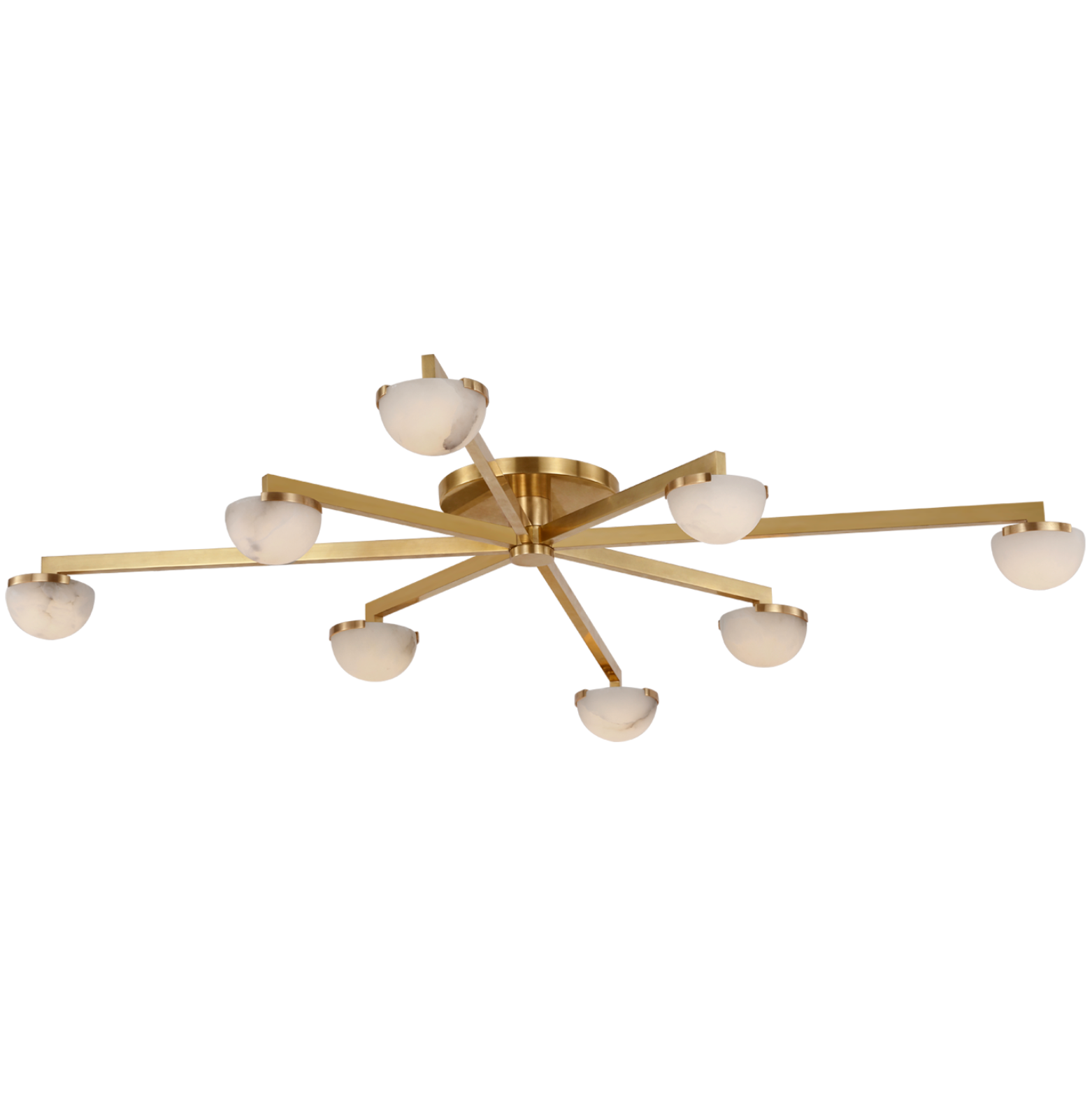 Pedra Extra Large Staggered Arm Flush Mount
