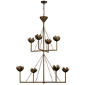 Alberto Large Two Tier Chandelier