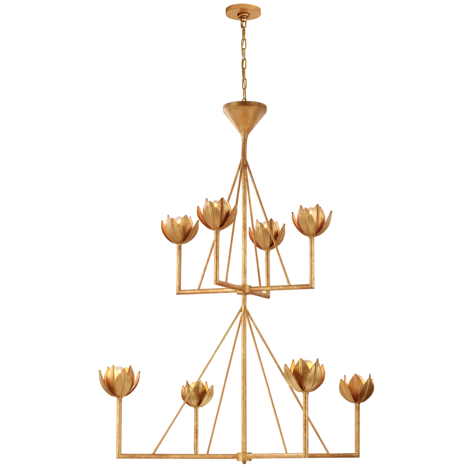 Alberto Large Two Tier Chandelier