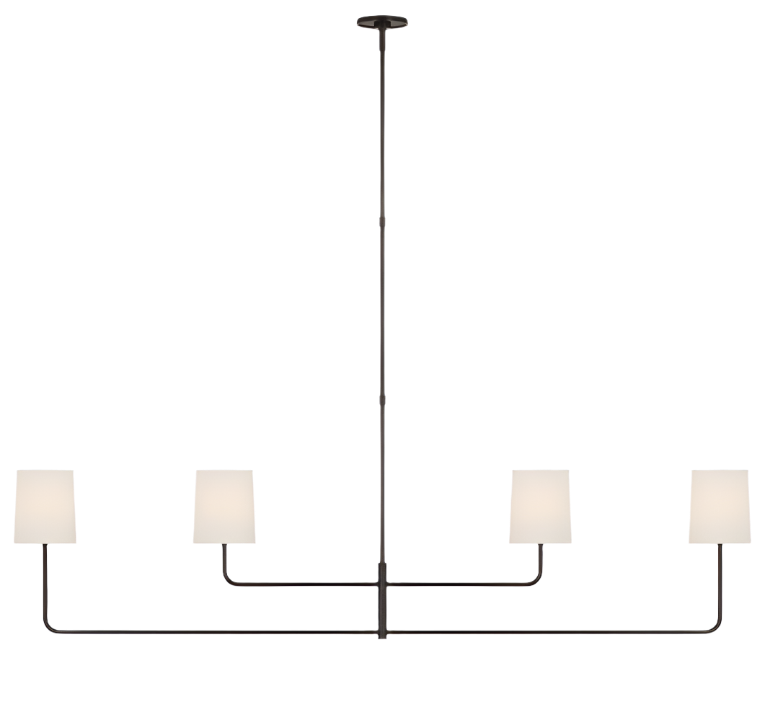 Go Lightly 70" Four Light Linear Chandelier