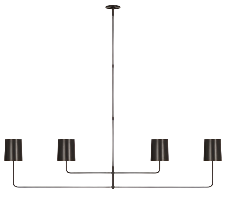 Go Lightly 70" Four Light Linear Chandelier