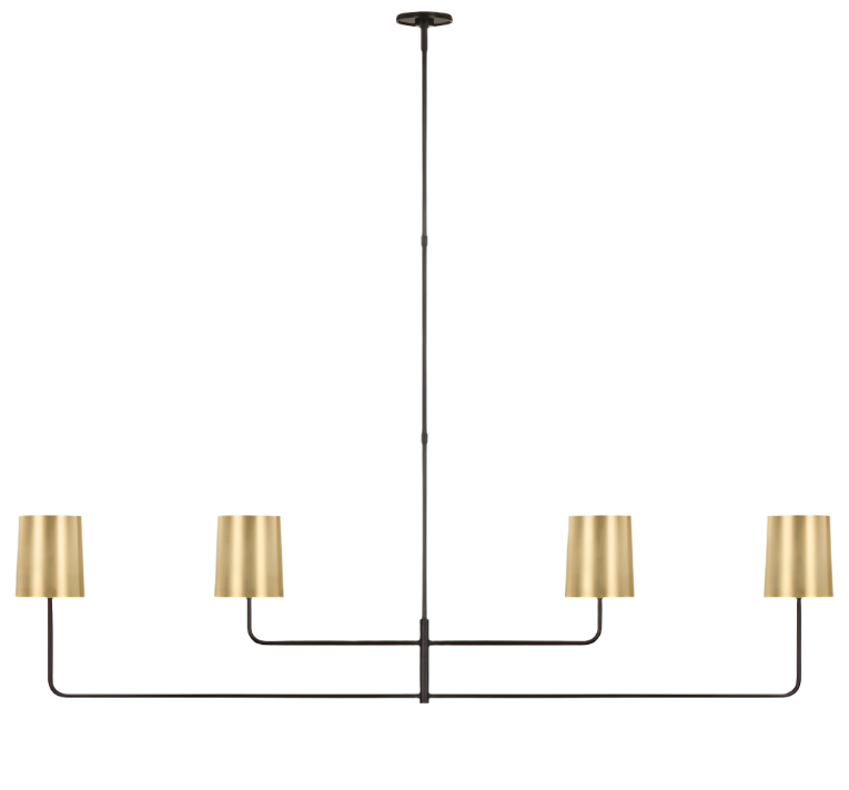 Go Lightly 70" Four Light Linear Chandelier