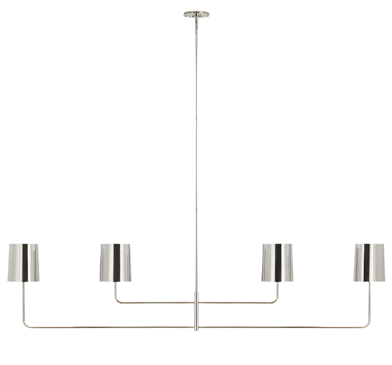 Go Lightly 70" Four Light Linear Chandelier