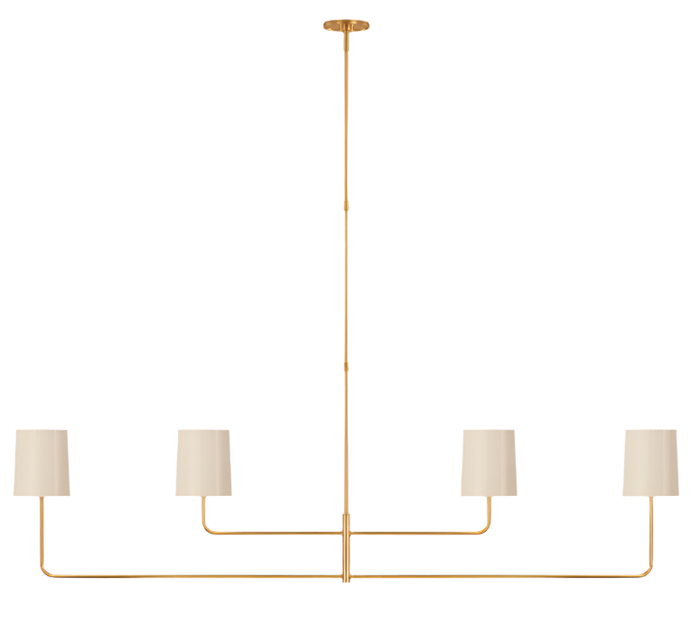 Go Lightly 70" Four Light Linear Chandelier