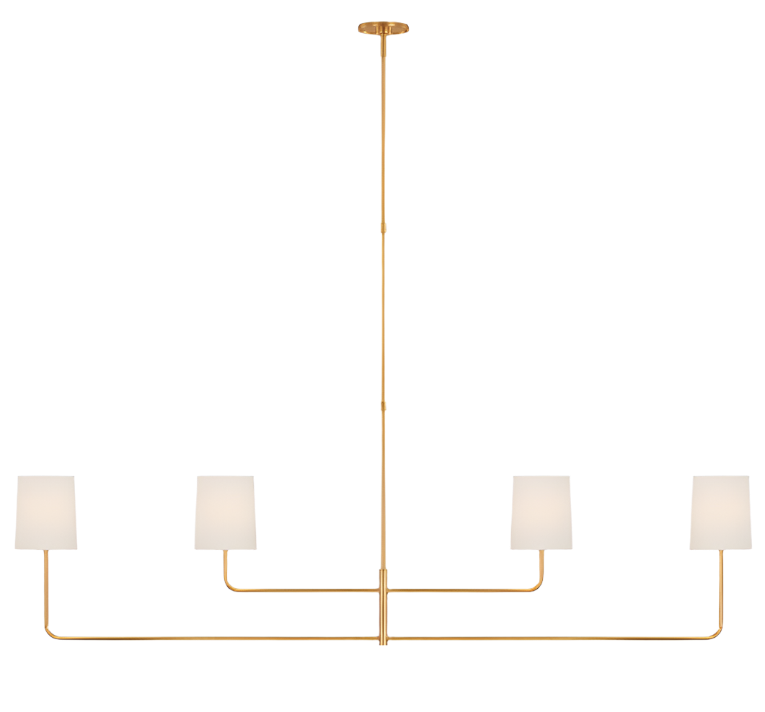Go Lightly 70" Four Light Linear Chandelier
