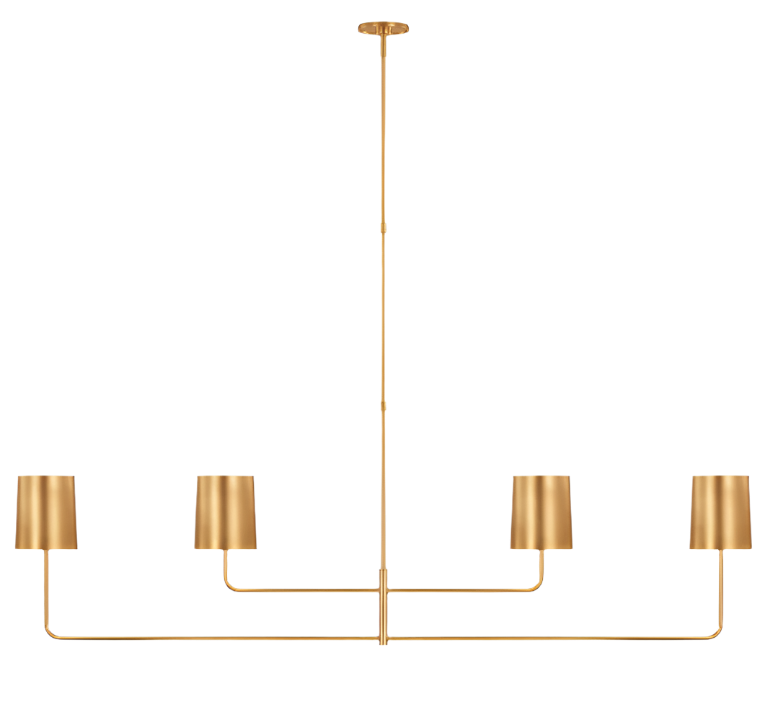 Go Lightly 70" Four Light Linear Chandelier