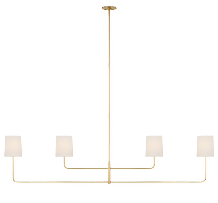 Go Lightly 70" Four Light Linear Chandelier