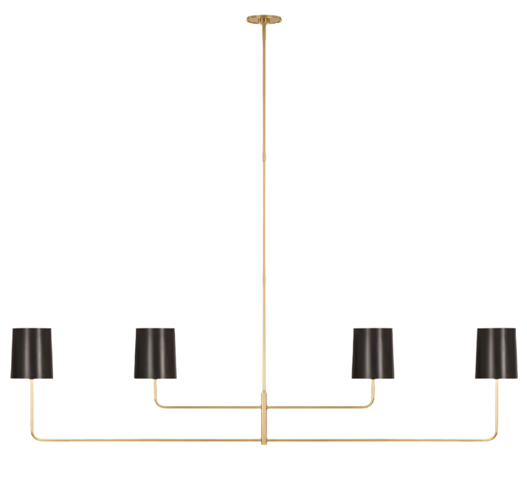 Go Lightly 70" Four Light Linear Chandelier