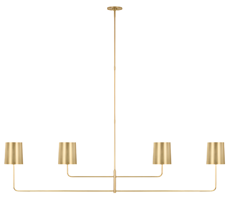 Go Lightly 70" Four Light Linear Chandelier