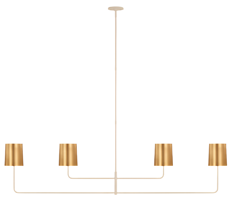 Go Lightly 70" Four Light Linear Chandelier