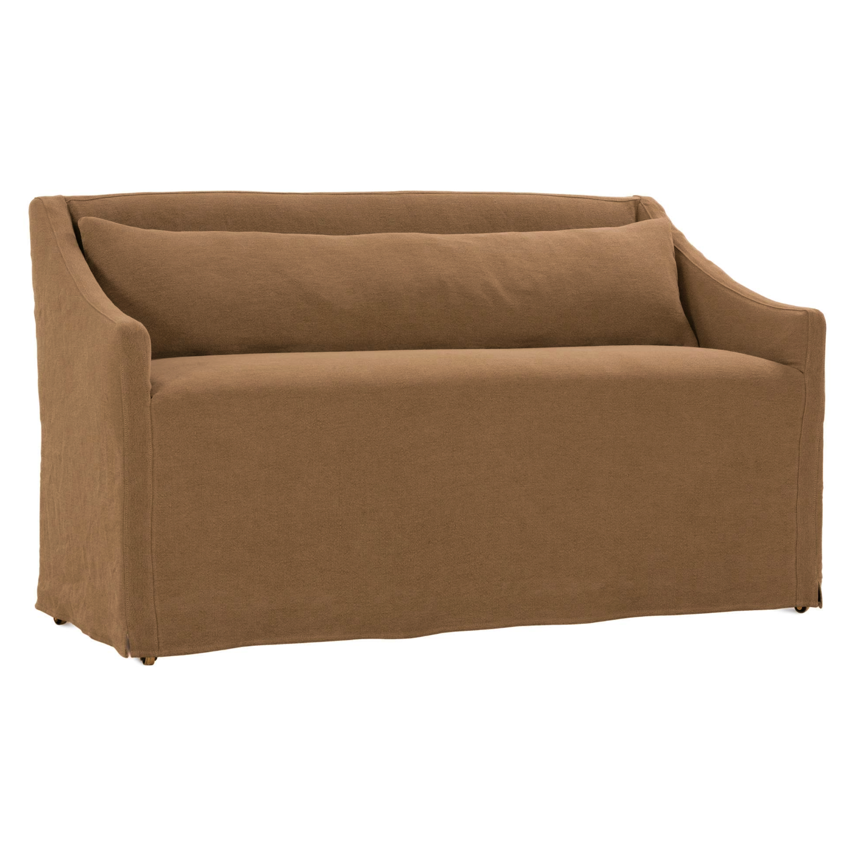 Opaline Slipcovered Banquette