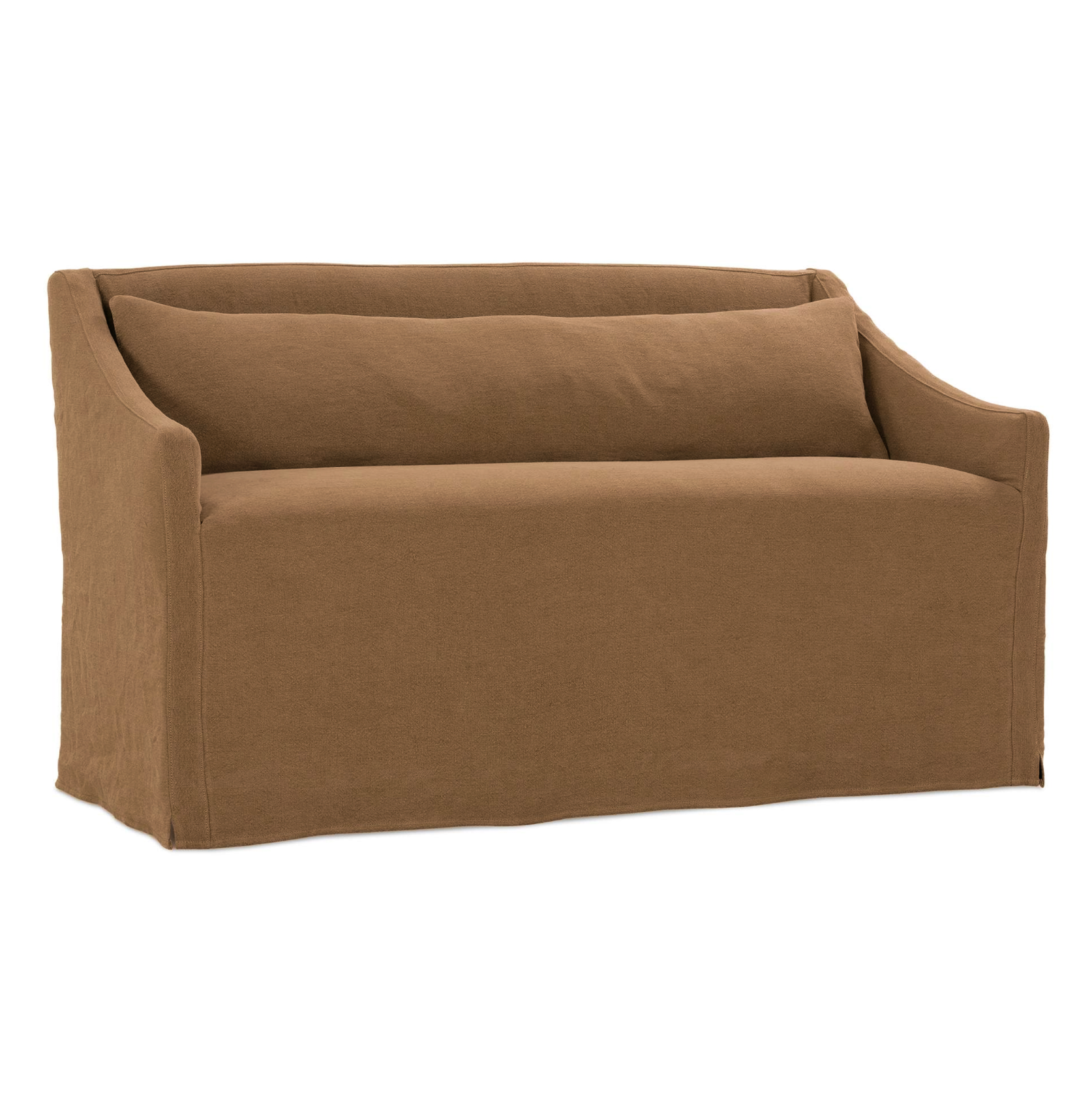 Opaline Slipcovered Banquette