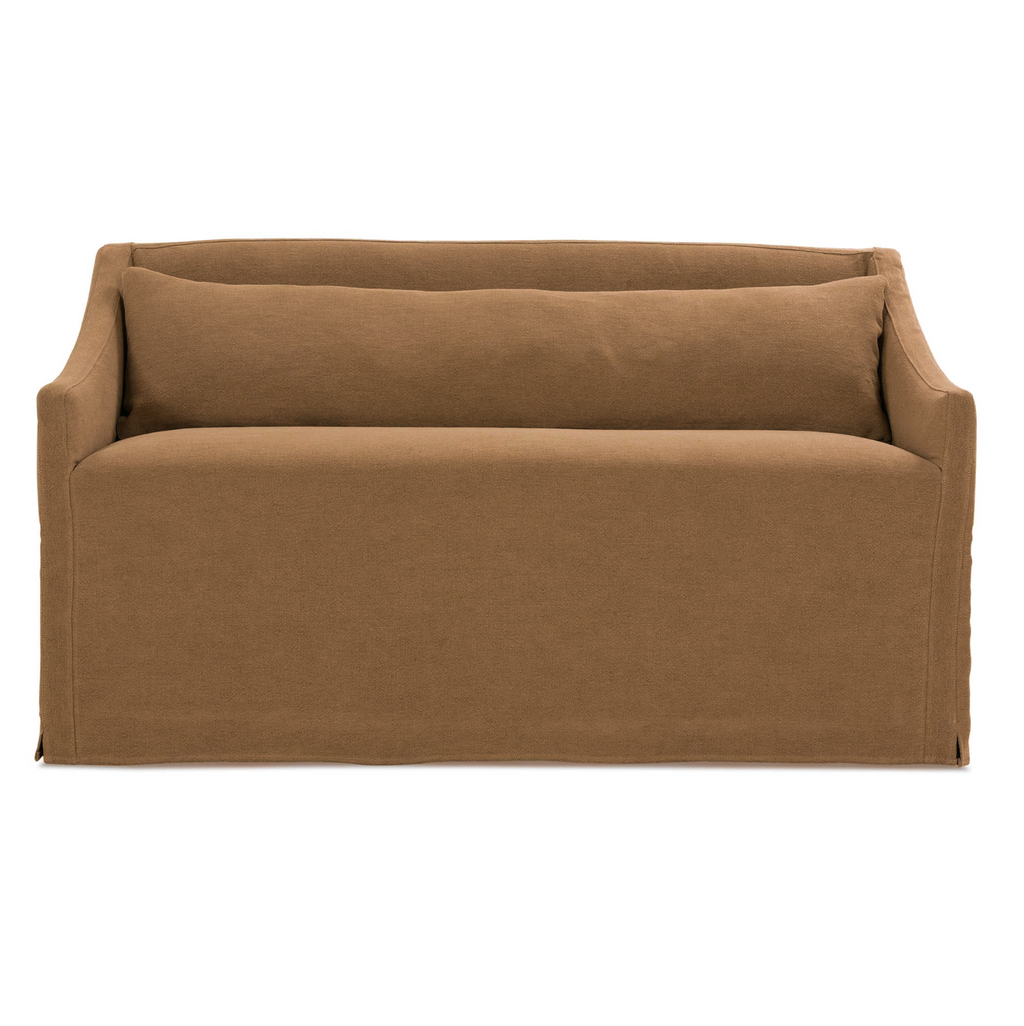 Opaline Slipcovered Banquette