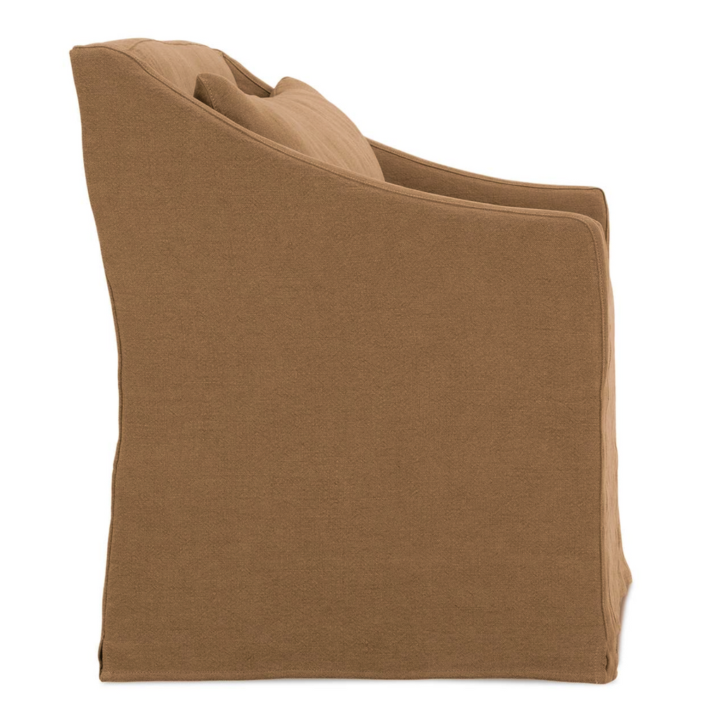 Opaline Slipcovered Banquette