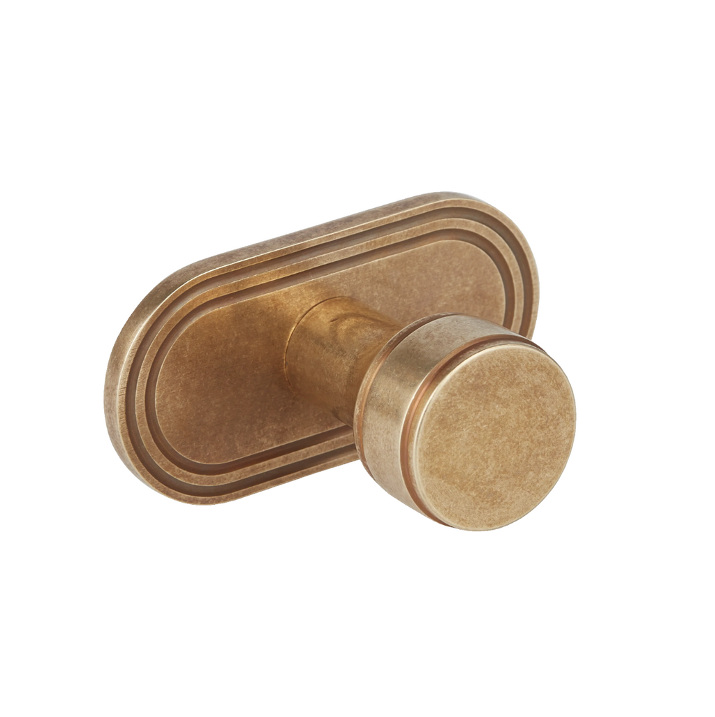 Barwick Plain Robe Hook with Backplate