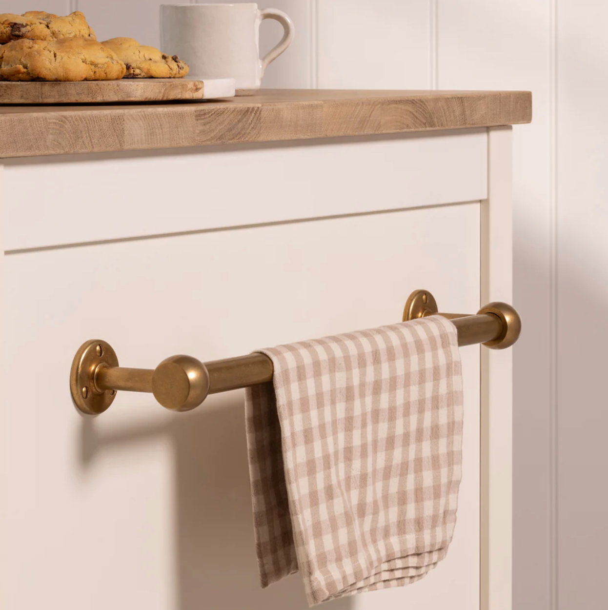 Cotswold Brass Kitchen Towel Rail