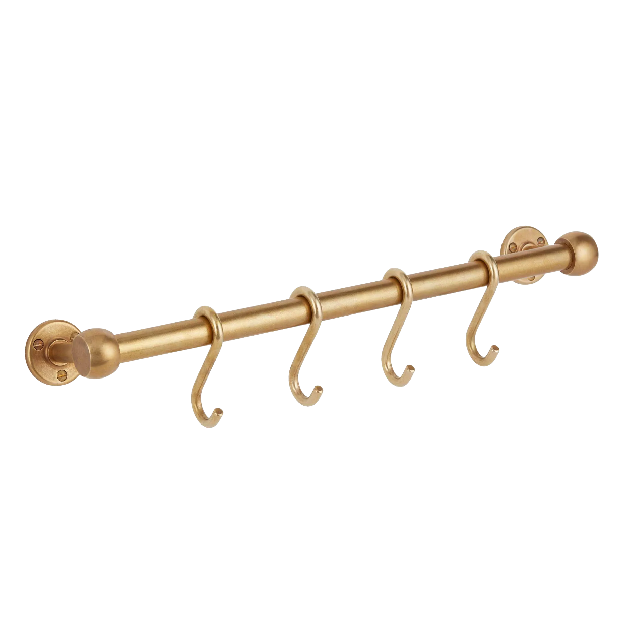 Cotswold Brass Pot Rail & S Hooks