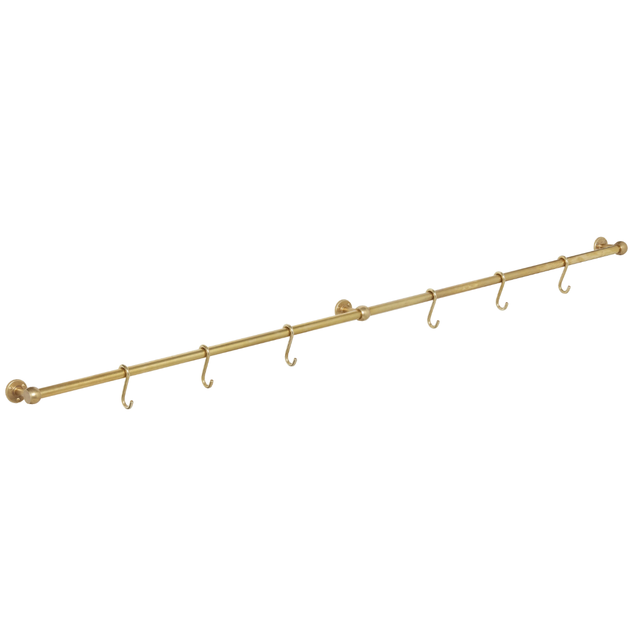 Cotswold Brass Pot Rail & S Hooks