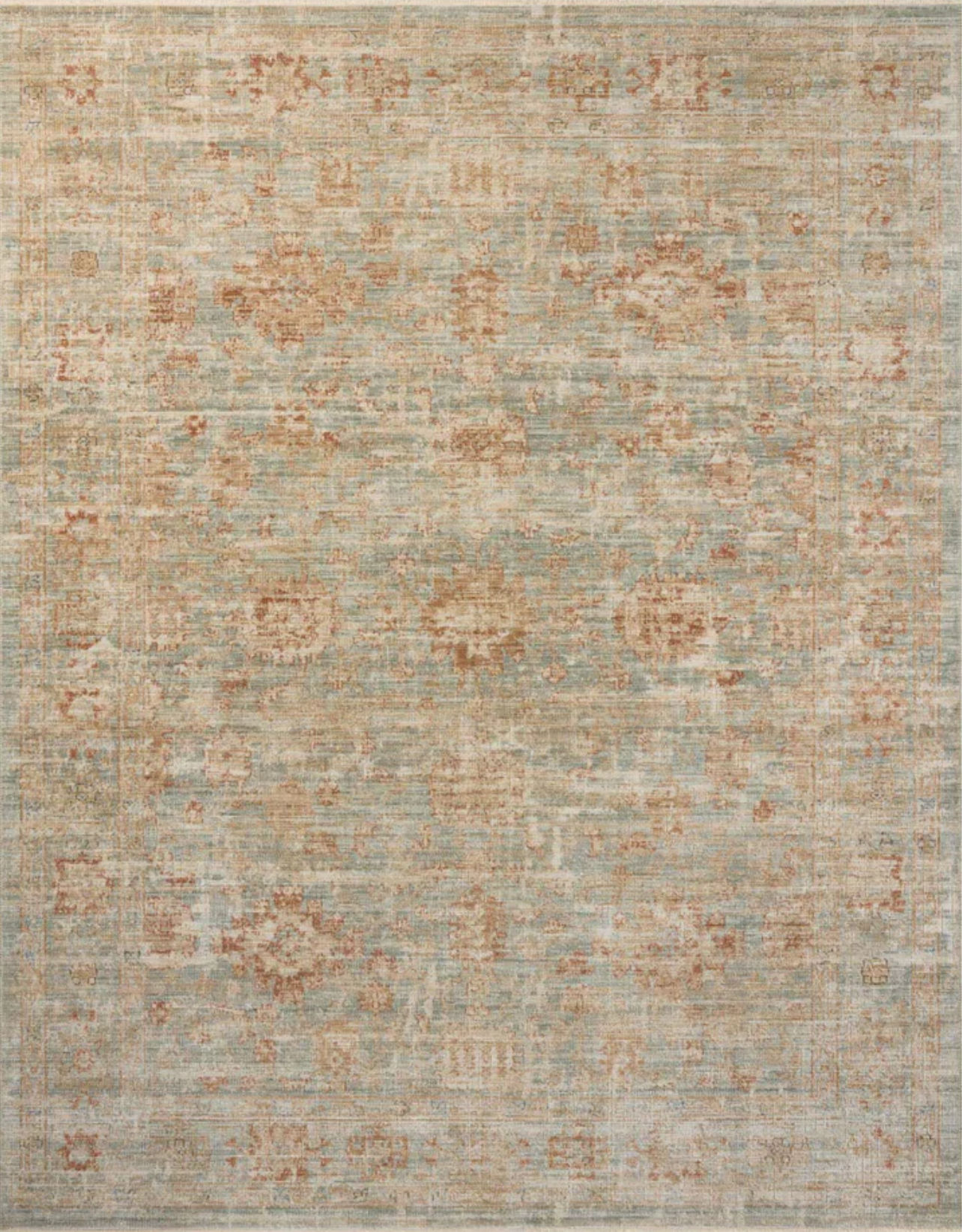 Heritage Collection No. 6 - Aqua / Terracotta