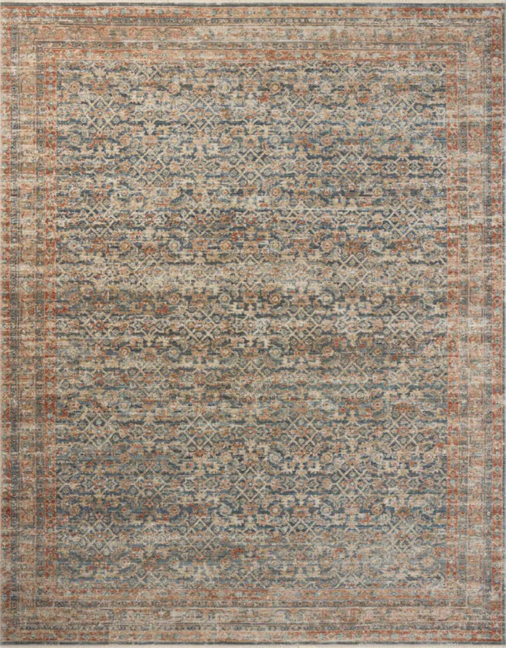 Heritage Collection No. 12 -Blue / Rust