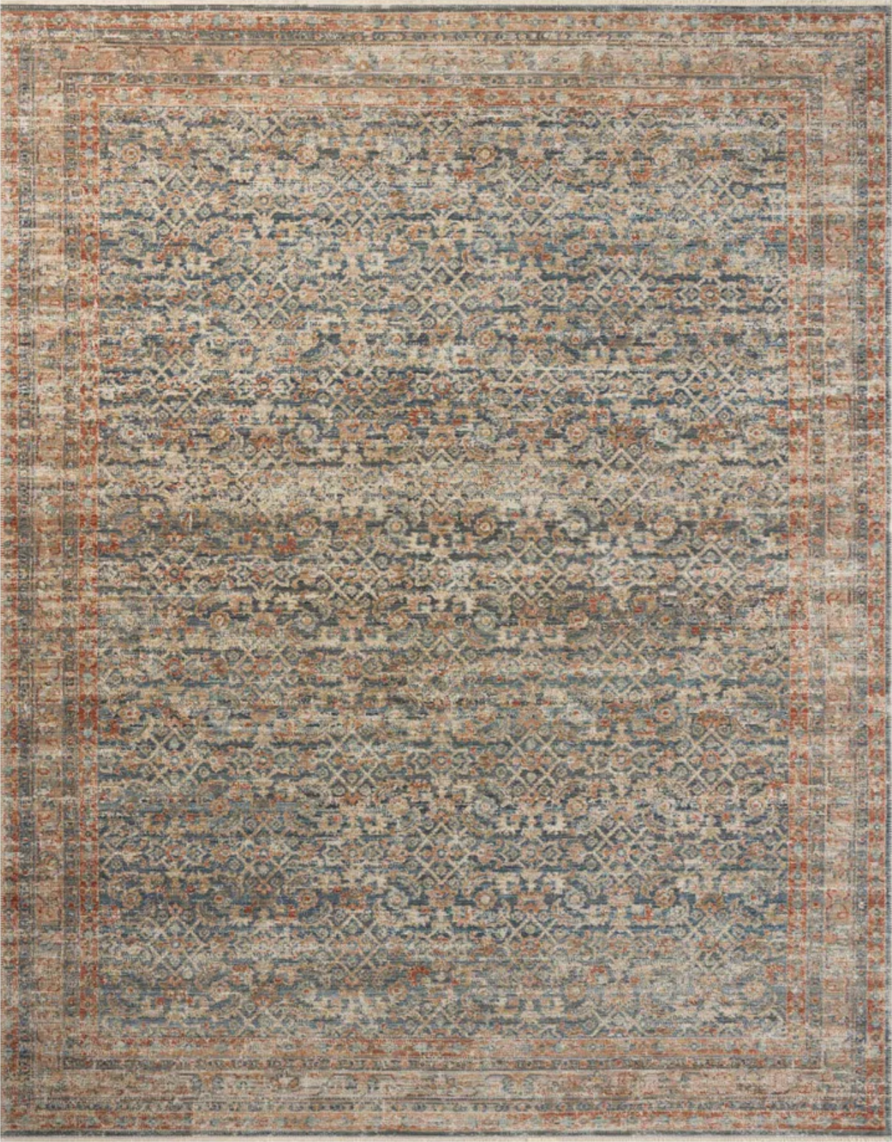Heritage Collection No. 12 -Blue / Rust