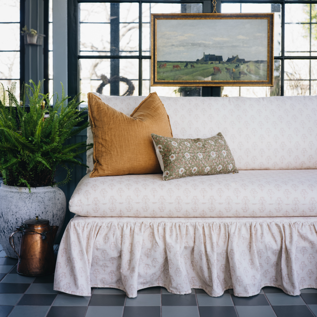Thelma Settee in Francie Cream