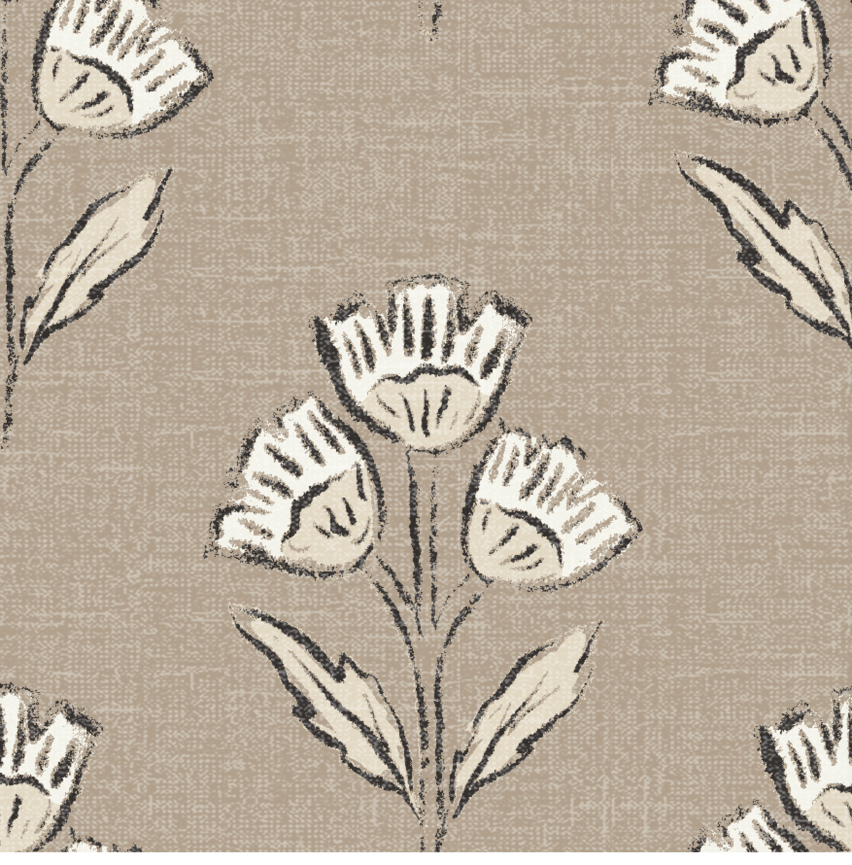 Thelma Settee in Francie Tan