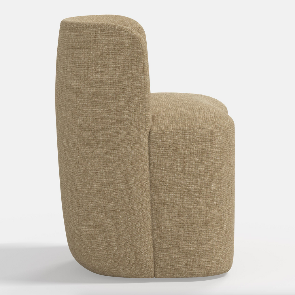 Gail Dining Chair in Relaxed Linen Burlap