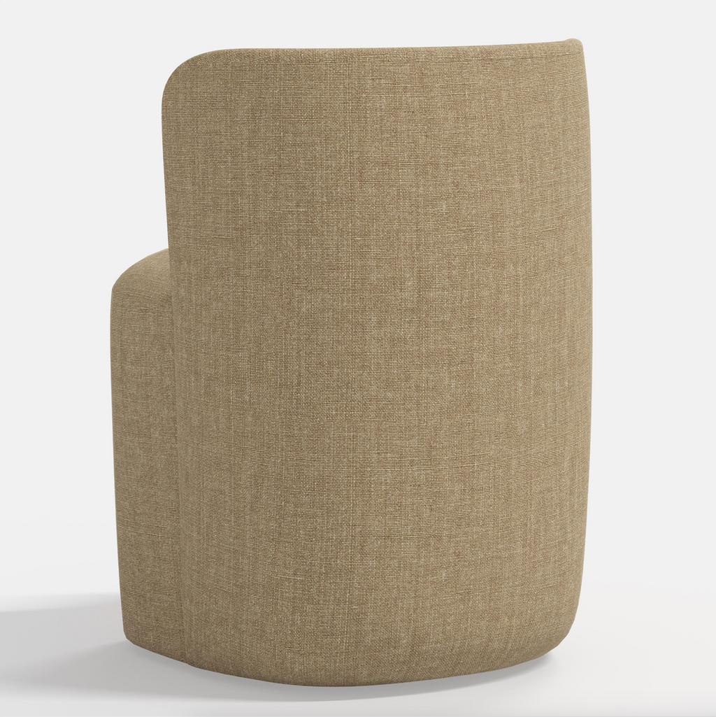 Gail Dining Chair in Relaxed Linen Burlap