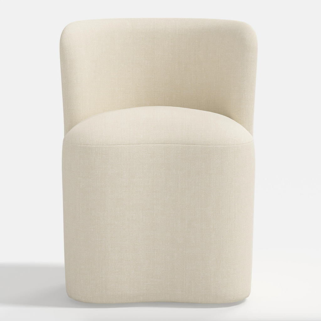 Gail Dining Chair in Relaxed Linen Cream
