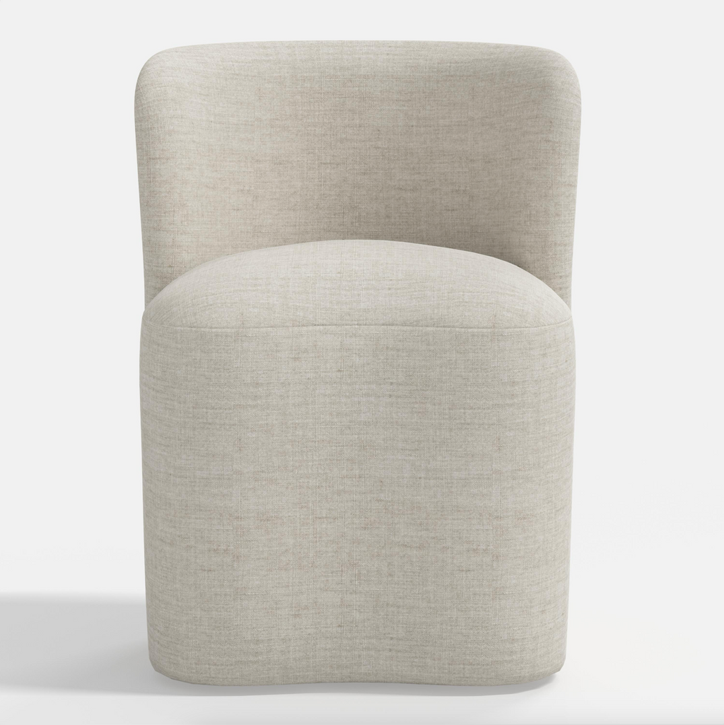 Gail Dining Chair in Relaxed Linen Zinc