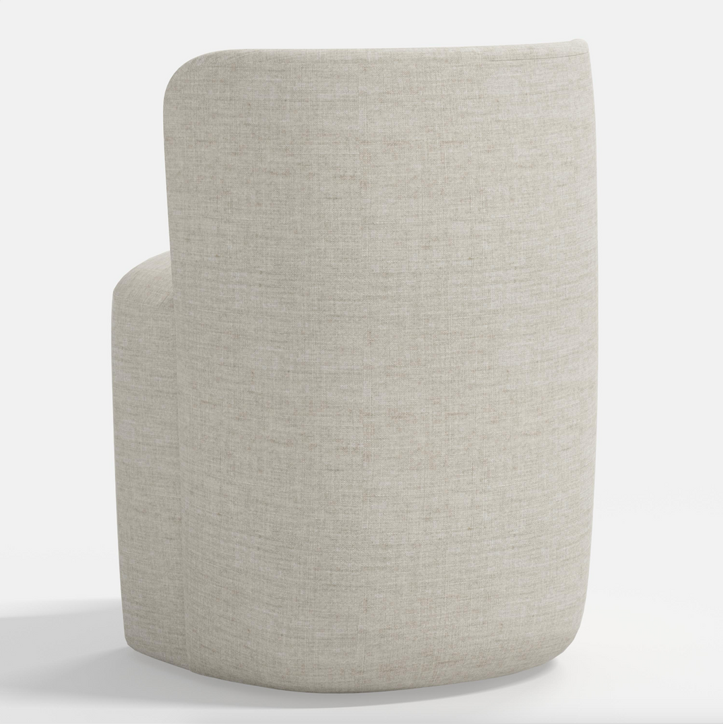 Gail Dining Chair in Relaxed Linen Zinc