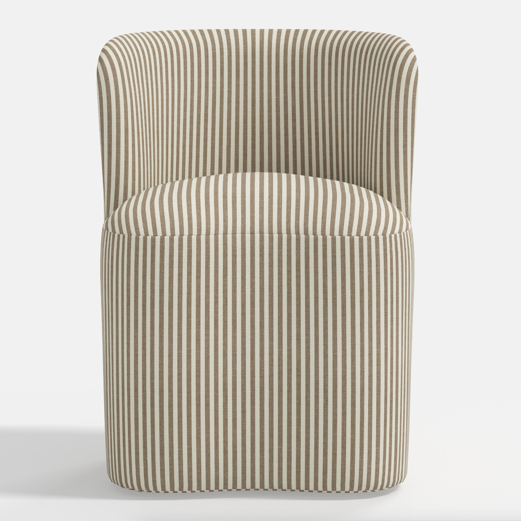 Gail Dining Chair in Jane Stripe Burlap