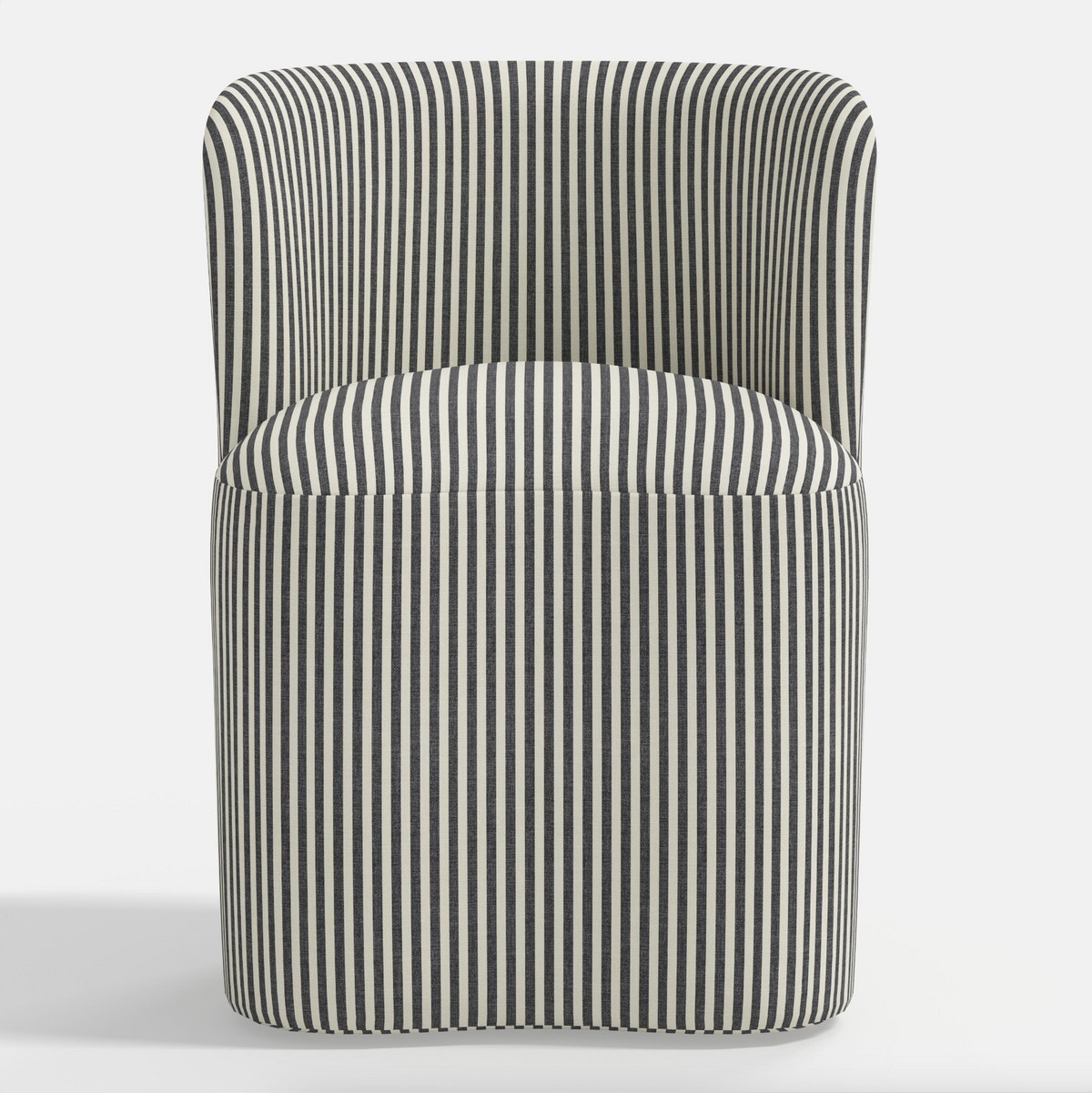 Gail Dining Chair in Jane Stripe Carbon