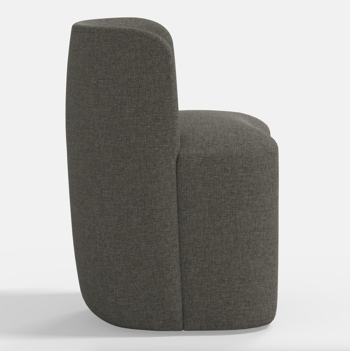Gail Dining Chair in Textured Linen Charcoal
