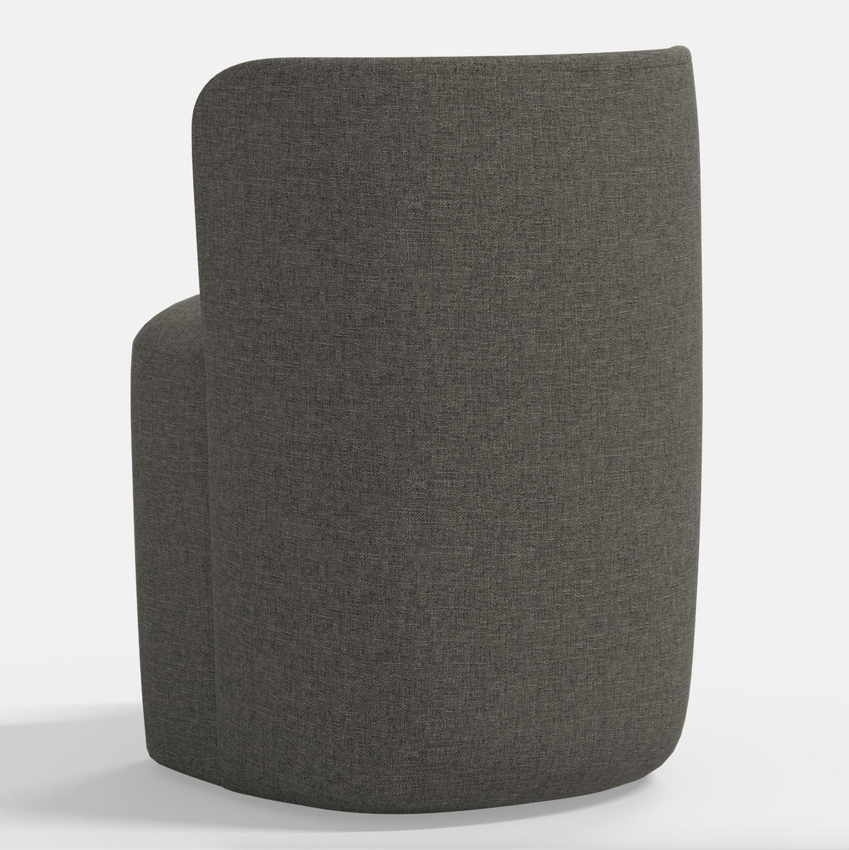 Gail Dining Chair in Textured Linen Charcoal