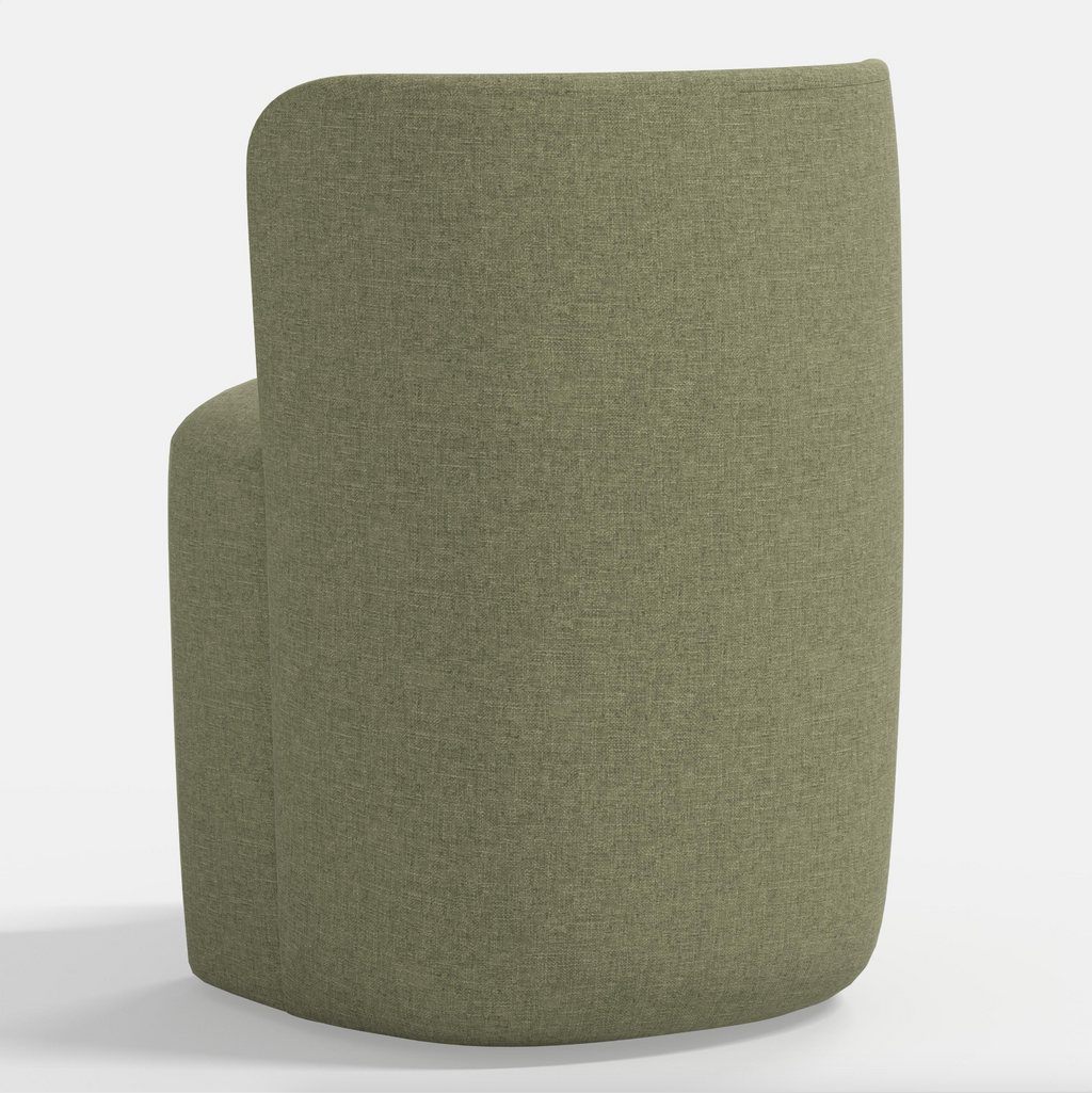 Gail Dining Chair in Textured Linen Laurel