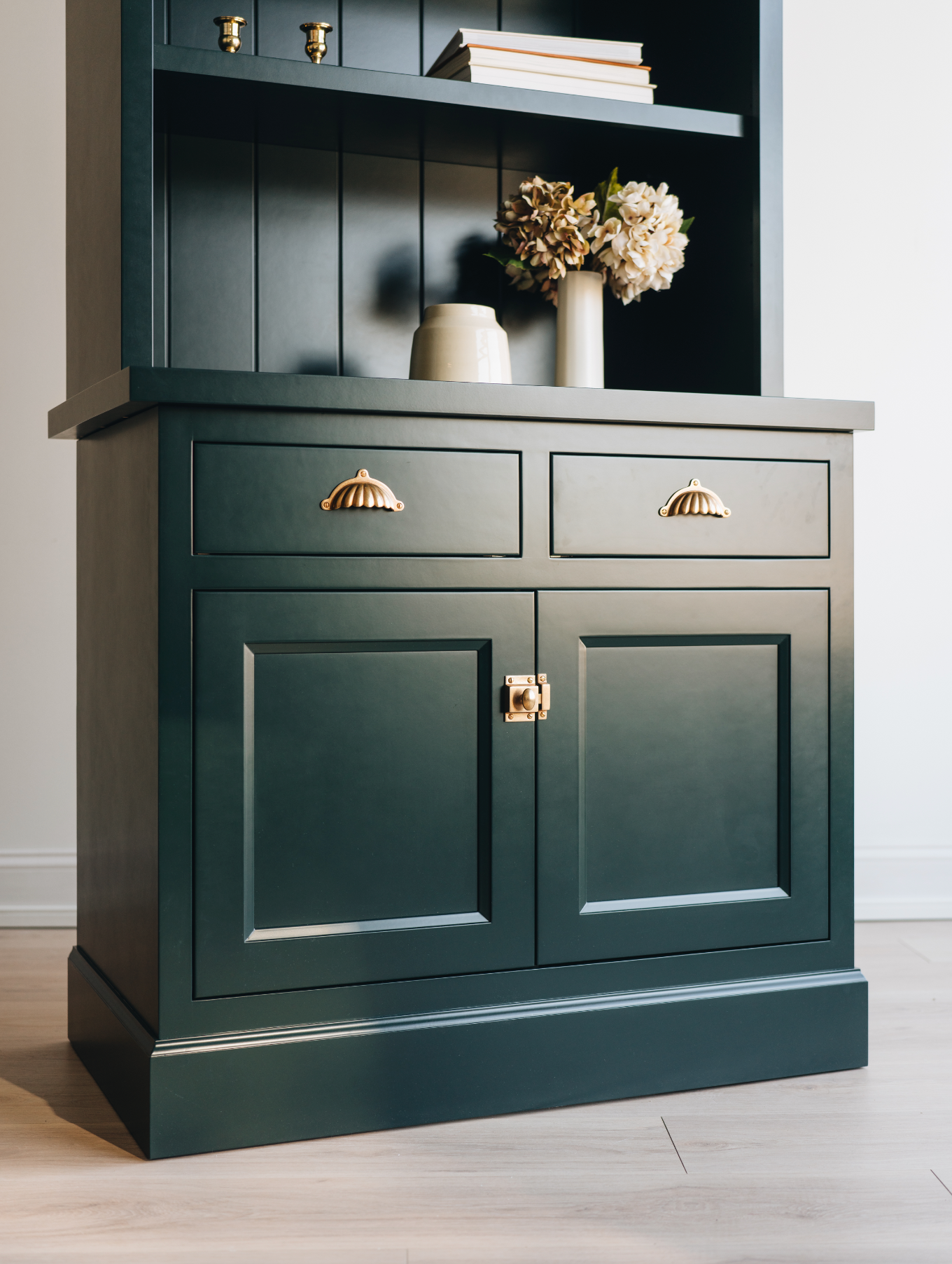 Madison Bookcase - 2 Door / 2 Drawer Base