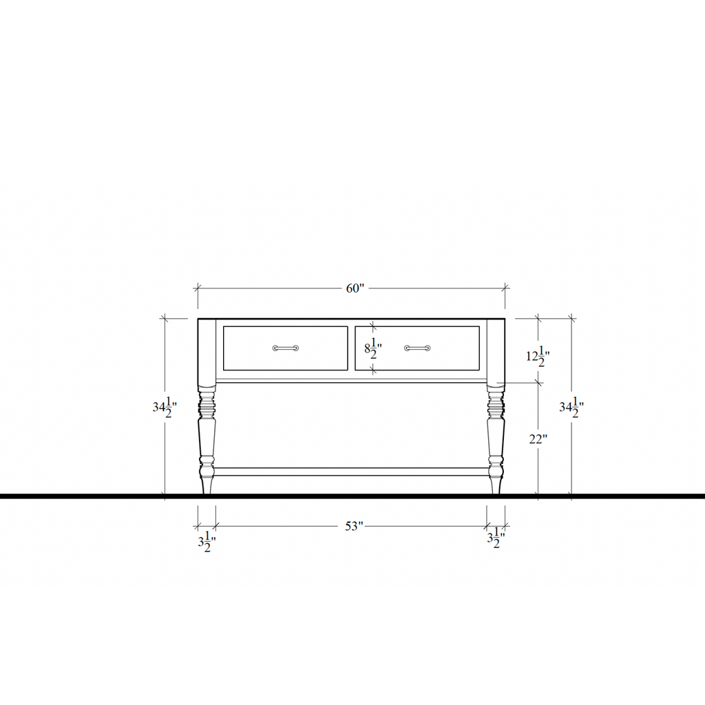Morris Storage Table - 60"