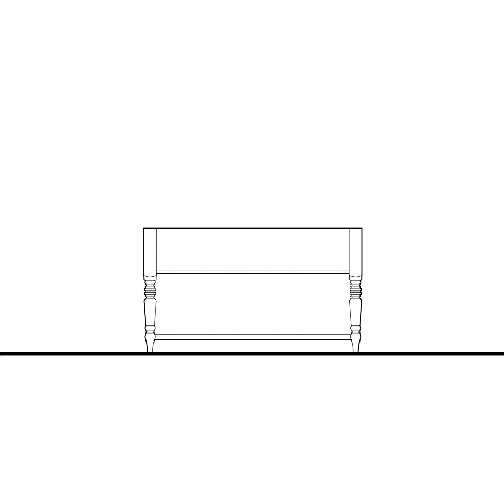 Morris Storage Table - 60"
