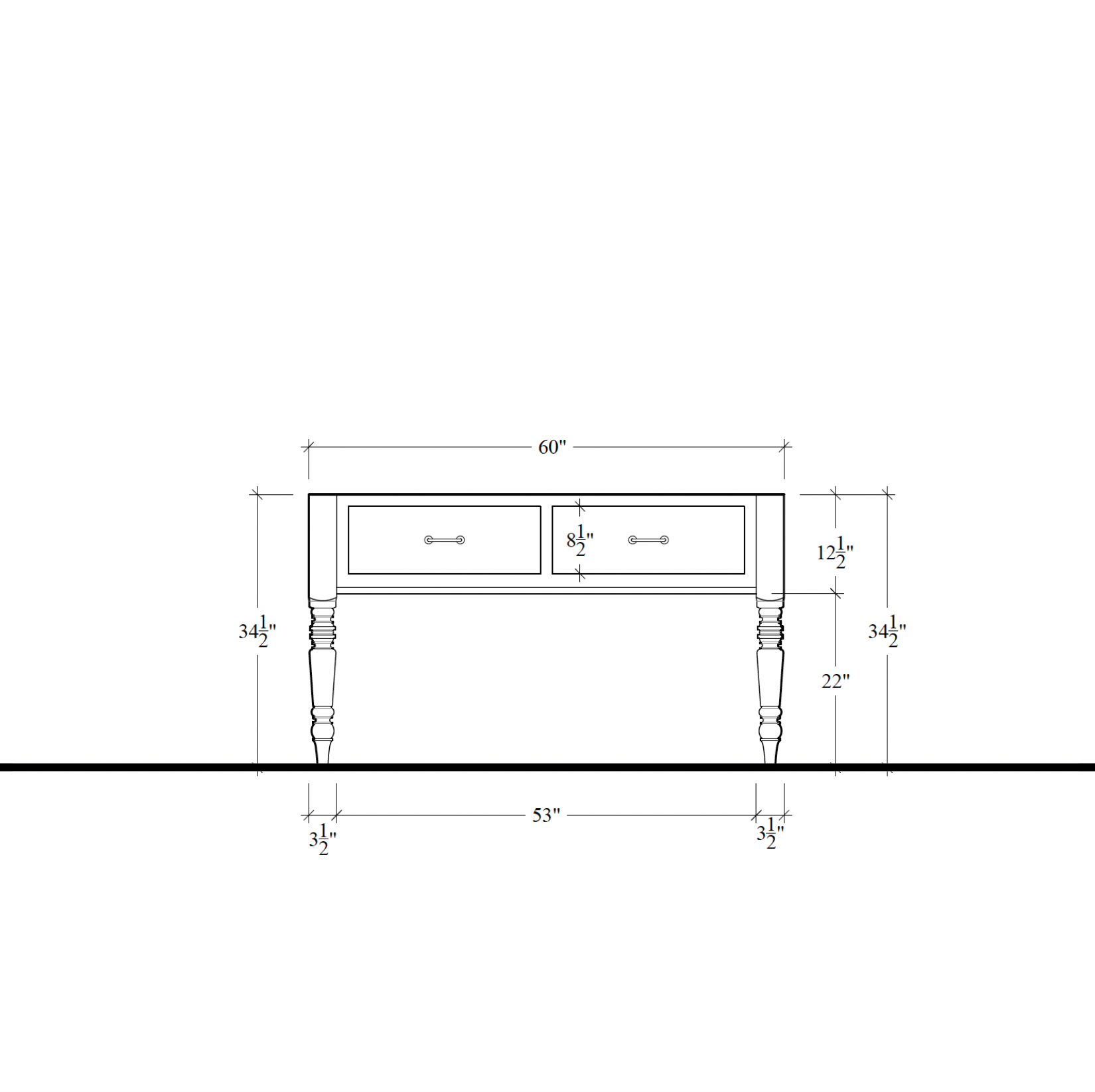 Morris Worktable - 60"