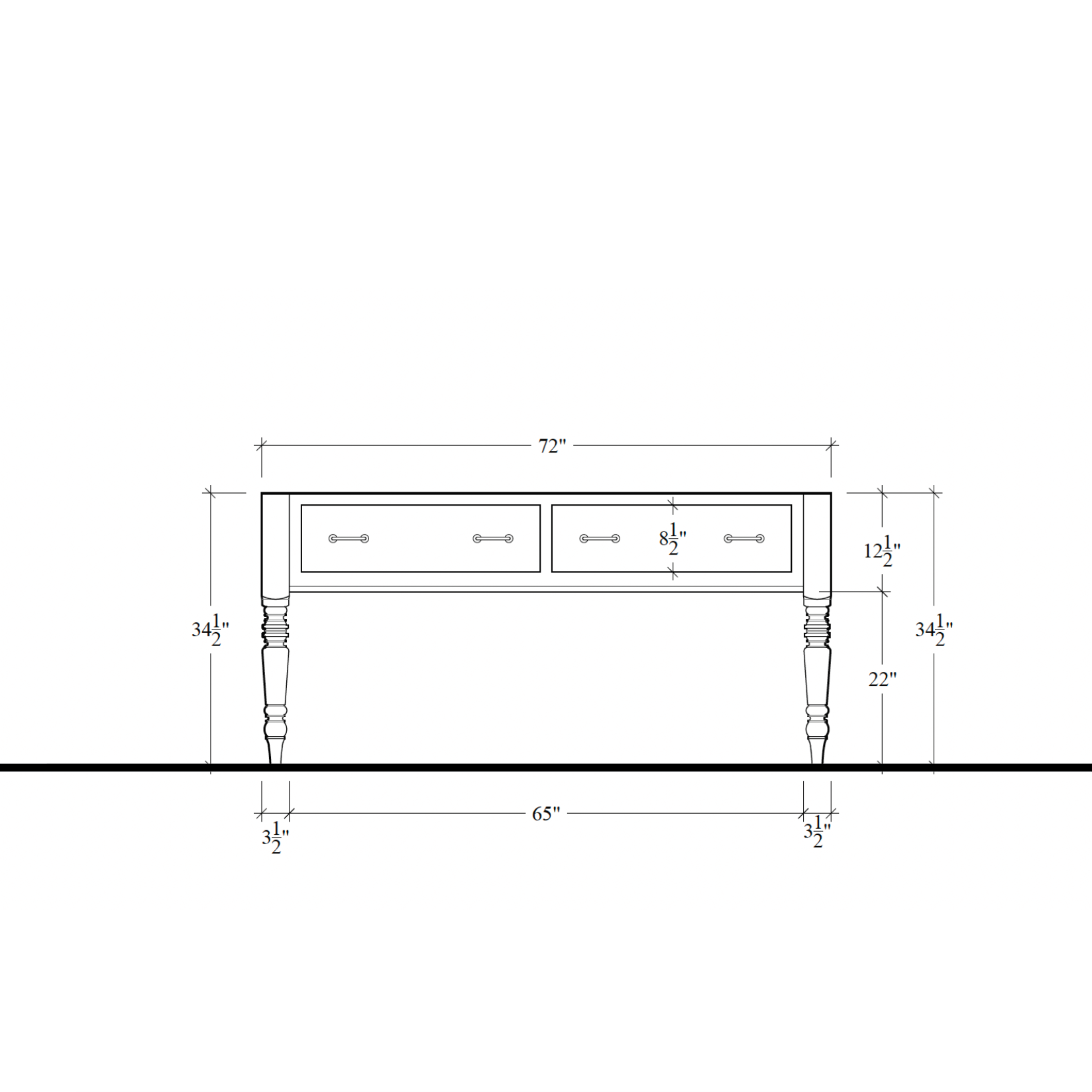 Morris Worktable - 72"