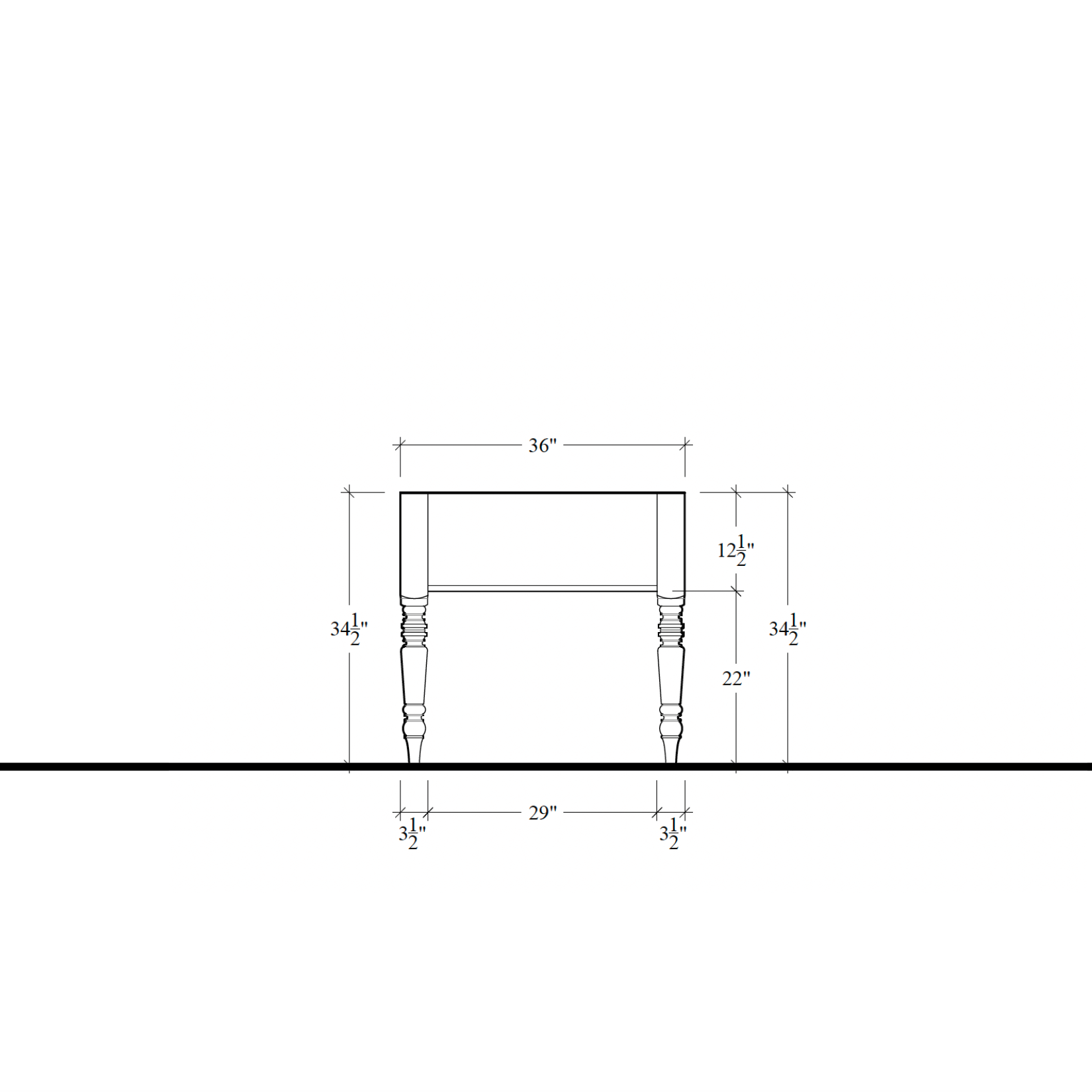 Morris Worktable - 72"