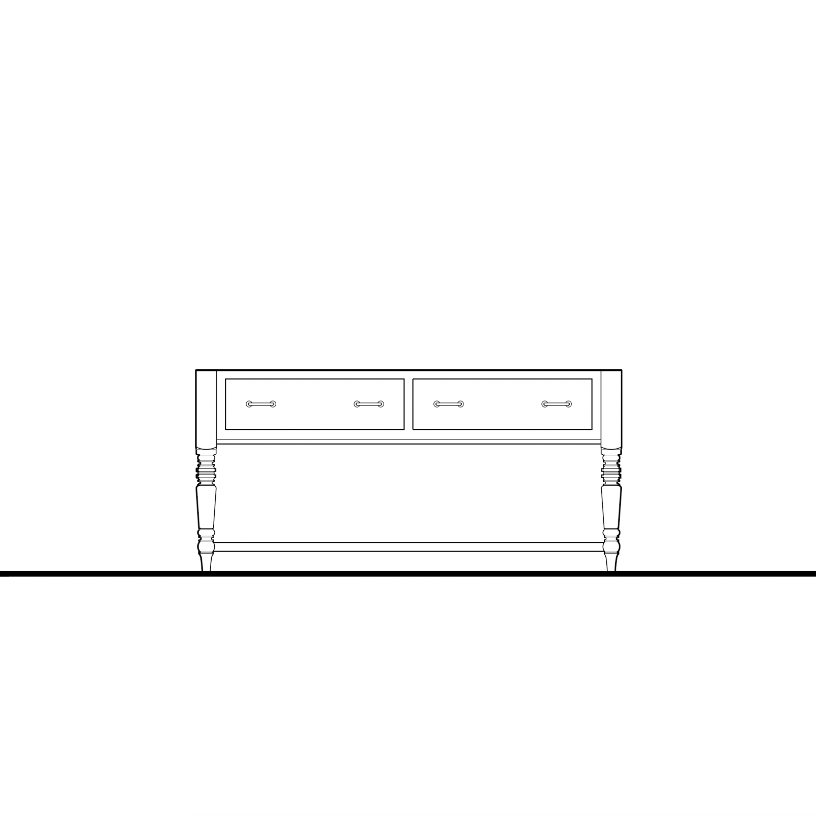 Morris Storage Table - 72"